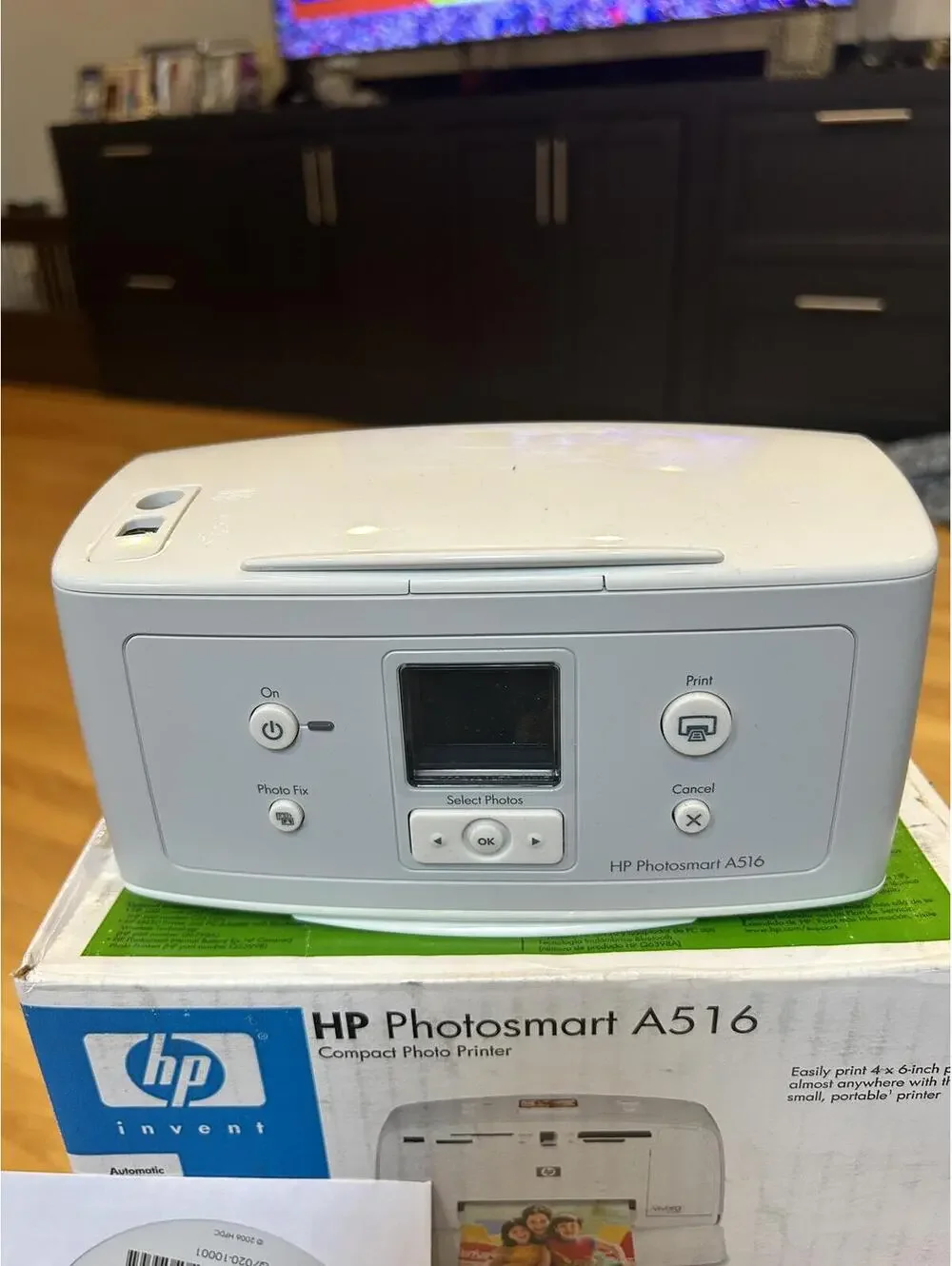 HP Photosmart A516 Compact Photo Printer